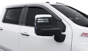 VENTVISOR CHEV/GMC 1500 2500 CREW CAB 2020-2024 SMOKED IN CHANNEL