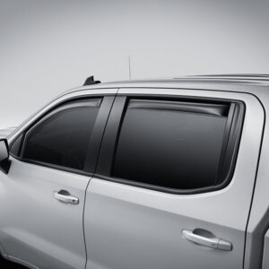 VENTVISOR CHEV/GMC CREW CAB 1500/2500/3500 2019-2024 SMOKED EXT STICK ON