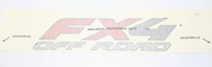 FX4 OFFROAD DECAL F250-F350 2005-2010