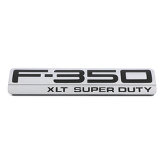 F350 XLT SUPERDUTY BADGE 2005-2007 CHROME