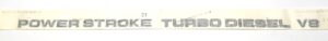 POWER STROKE TURBO DIESEL V8 DOOR DECAL F250-F350 2005-2007