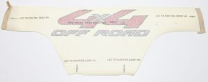 4X4 OFFROAD DECAL F250-F350 2008-2010 REAR QUARTER PANEL